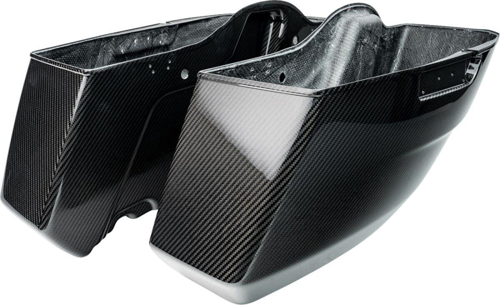 Slyfox Saddlebag Bottoms For Harley Davidson FLHX 1923 ABS 2024-2025 - Black/Gloss