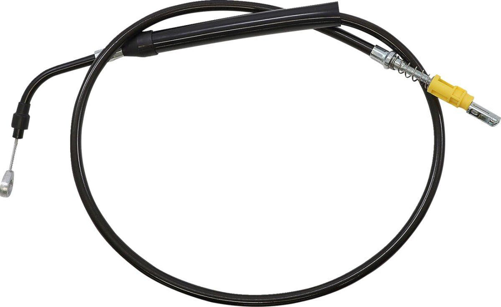 LA Choppers Midnight Braided Clutch Cable For Harley Davidson FLHR 1750 ABS 2021-2022 Standard - Black