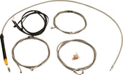 LA Choppers Complete Plug-and-Play Cable Kit For Harley Davidson FLHRXS 1868 ABS 2024 45.5 cm - 51 cm (18" - 20") - Clear-Coated