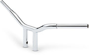 LA Choppers Kage Fighter Welded Straight-Riser Handlebar 20.5 cm (8") - Chrome