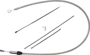 Drag Specialties Quick Connect Clutch Cable For Harley Davidson FLDE 1750 2018-2020 122 cm (48") - Chrome Silver