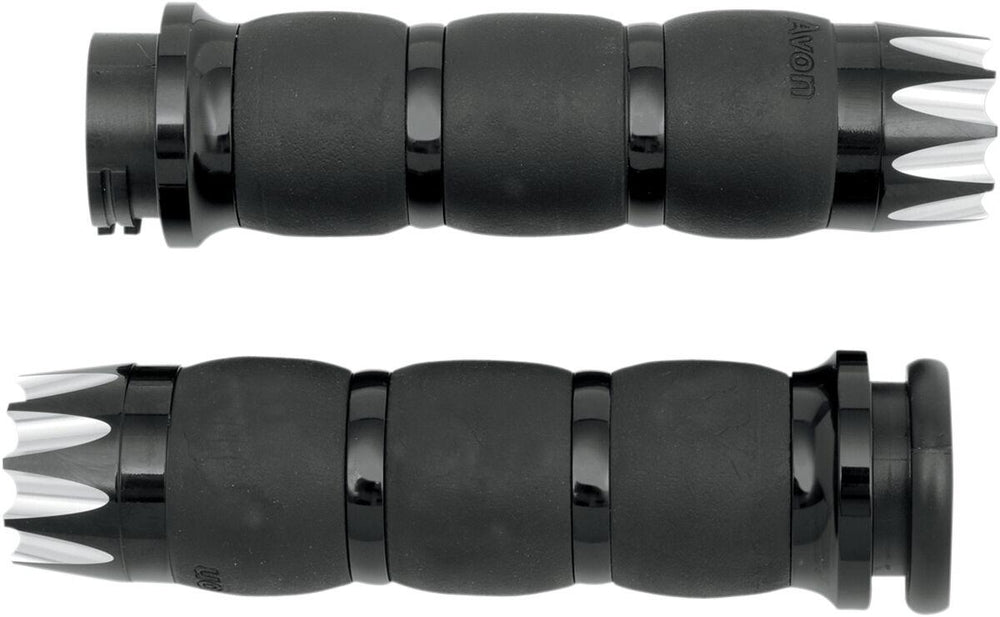 Avon Grips Excalibur Velvet Air Grips For Harley Davidson FLD 1690 2012-2013 - Black