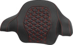 Saddlemen Tour Pack Passenger Pad For Harley Davidson FLH 1868 ABS 2021 - Black/Red
