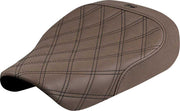 Saddlemen Solo Lattice Stitch Seat For Harley Davidson RH 1250S ABS Sportster S 2021-2026 - Brown