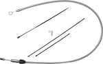 Drag Specialties Quick Connect Clutch Cable For Harley Davidson FLDE 1750 2018-2020 91.5 cm (36") - Chrome Silver