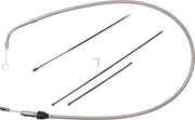 Drag Specialties Quick Connect Clutch Cable For Harley Davidson FLH 1868 2021 99 cm (39") - Chrome Silver