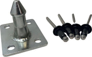 Quad Logic Seat Latch Pins For Polaris Sportsman 450 HO 4X4 - Silver