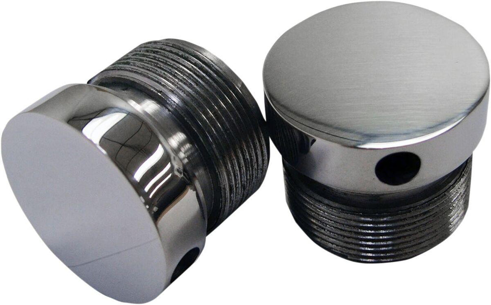 LA Choppers Flush-Mount Fork Caps For Harley Davidson FXDB 1340 1991-1992 - Aluminum