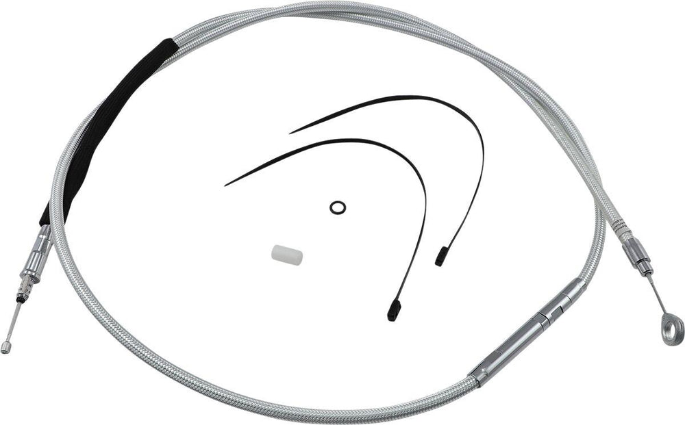 Magnum Shielding Sterling Chromite II Clutch Cable For Harley Davidson FLDE 1750 2018 174.5 cm (68-11 16") - Chrome