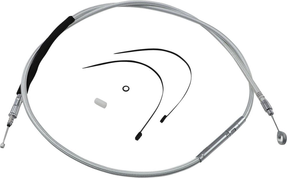 Magnum Shielding Sterling Chromite II Clutch Cable For Harley Davidson FLHR 1584 2007-2008 160 cm (62-15 16") - Chrome