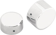 Drag Specialties Axle Caps For Harley Davidson FLD 1690 2012-2013 Rear - Chrome Silver