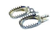 Scar Anti Mud Foot Pegs For Kawasaki KX250 2021-2026 - Titanium
