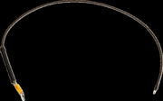 LA Choppers Midnight Braided Clutch Cable For Harley Davidson FLHRXS 1868 ABS 2024 Standard - Black
