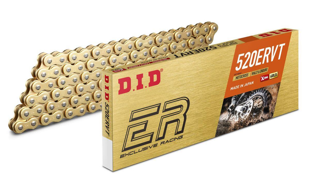 DID 520ERVT Chain 116 Links - Gold