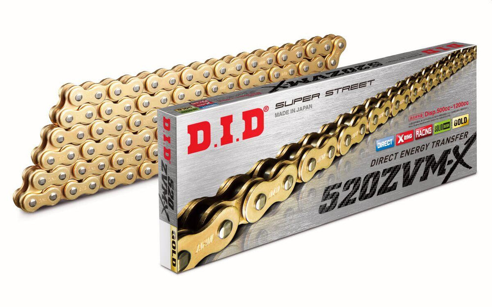 DID 520 ZVM-X Chain 100 Links - Gold