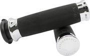 Slyfox Grips For Harley Davidson XL1200C 2017-2019 - Chrome
