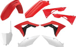 Polisport Plastics Kit For Honda CRF250R 2019 - OEM/Red/White