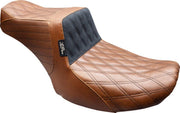 LE Pera Tailwhip Seat For Harley Davidson FLHTK 1868 ABS 2023-2024 Double Diamond - Black/Brown