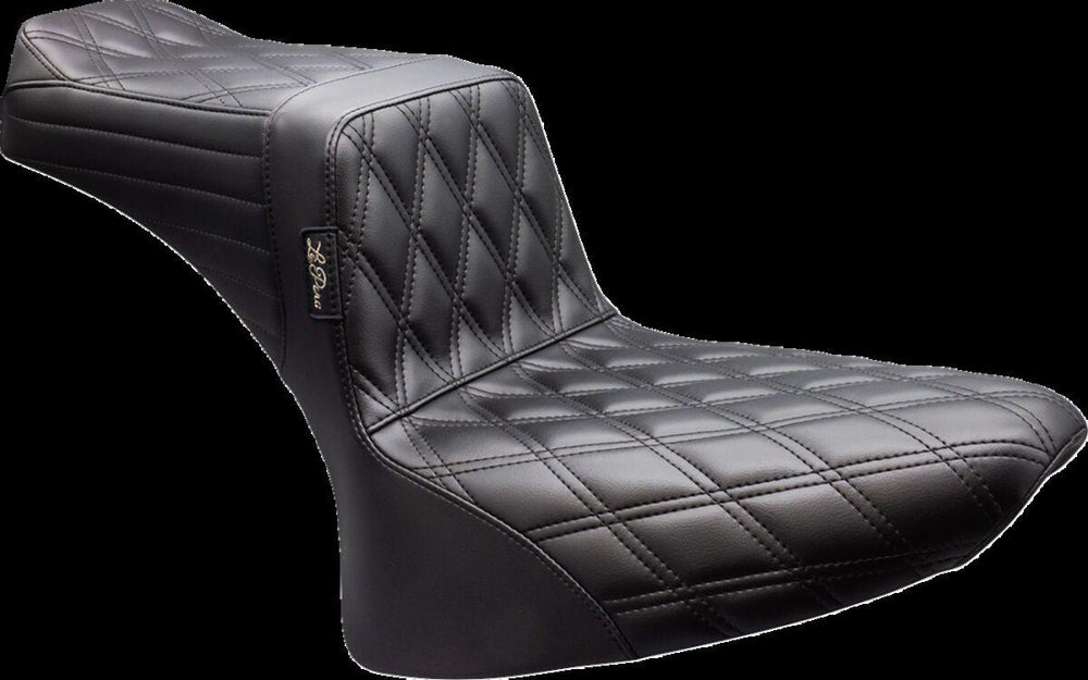 LE Pera Tailwhip Seat For Harley Davidson FLST 1340 1986-1990 Double Diamond - Black