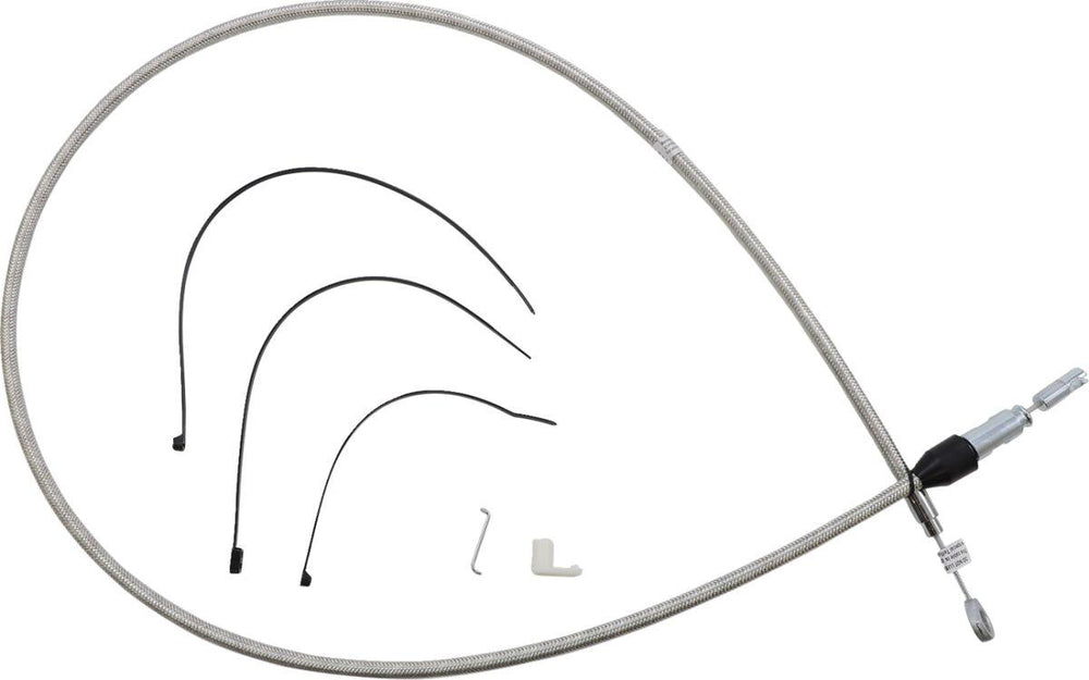 Magnum Shielding Quick Connect Clutch Cable For Harley Davidson FLDE 1750 2018-2020 142 cm (56") - Silver