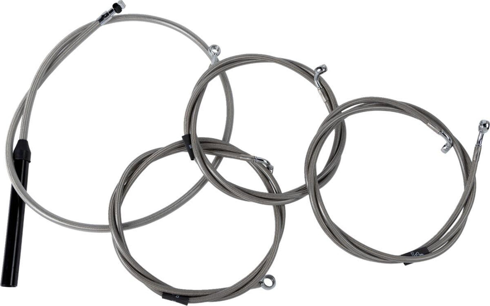 LA Choppers Handlebar Cable/Brake Hose Kit For Harley Davidson FLHRXS 1868 ABS 2024 Standard - Clear-Coated