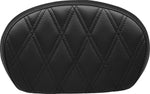 LE Pera Sissy Bar Pad For Harley Davidson FLDE 1750 ABS 2018-2020 Double Diamond/Dull 17.15 cm (6-3/4") - Black