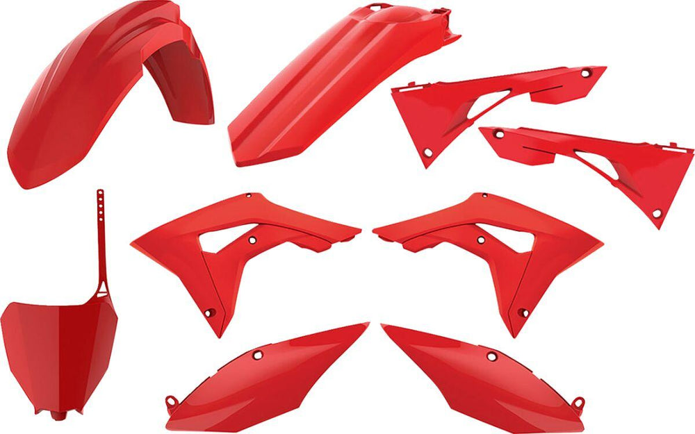 Polisport Plastics Kit For Honda CRF250R 2019 - Red