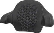 Saddlemen Tour Pack Passenger Pad For Harley Davidson FLH 1868 ABS 2021 - Black/Silver
