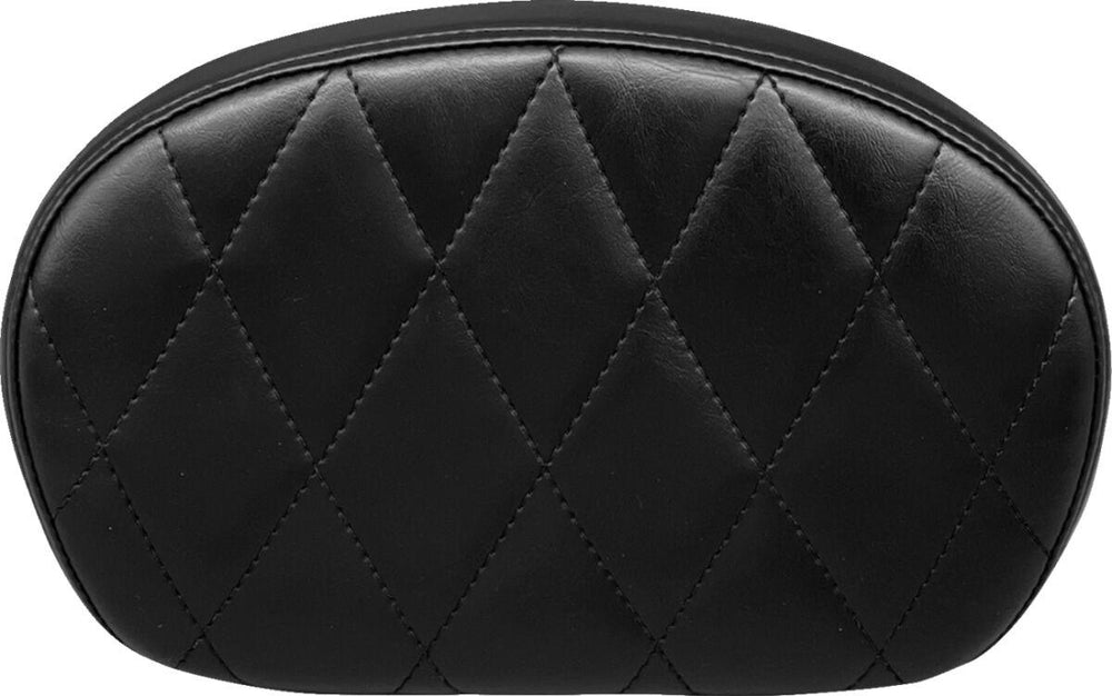LE Pera Sissy Bar Pad For Harley Davidson FLDE 1750 ABS 2018-2020 Diamond/Shiny 17.15 cm (6-3/4") - Black