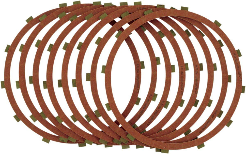 Alto Products Eagle Organic Clutch Friction Plate Set For Harley Davidson XLCH 1000 1972-1978 - Red