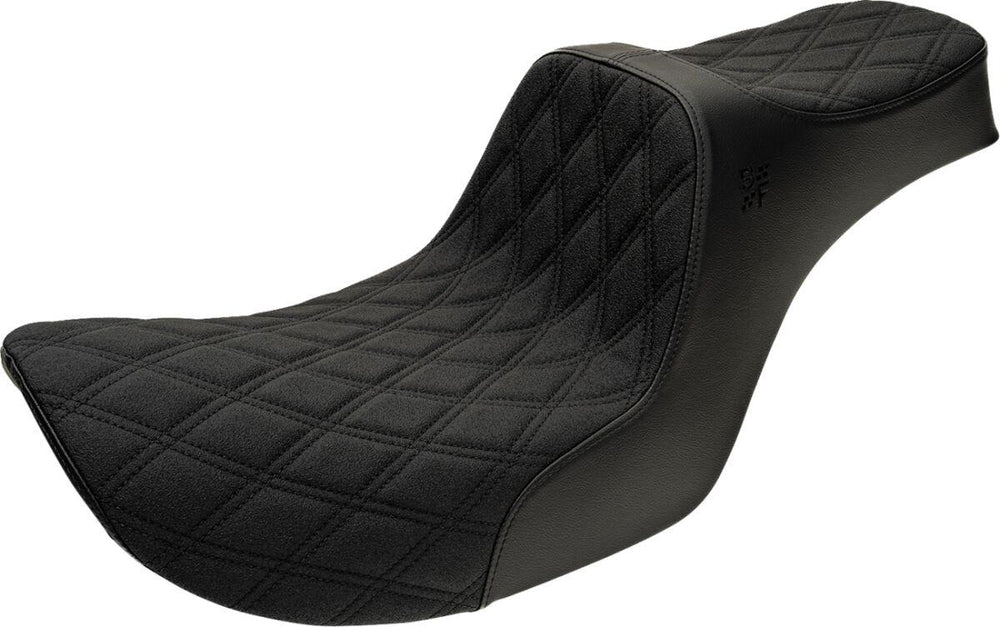 Slyfox High Noon Seat For Harley Davidson FXR1340 1986-1994 Double Diamond - Black