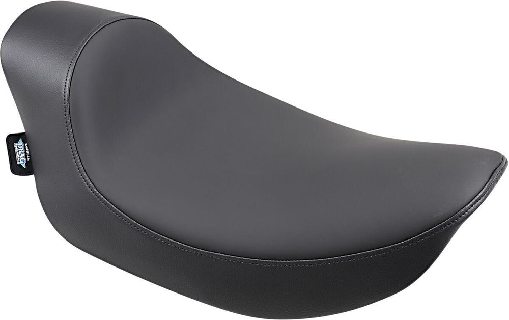 Drag Specialties Backrest Compatible Solo Seat For Harley Davidson FXR 1340 1986-1994 Smooth - Black