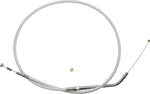 Magnum Shielding Sterling Chromite II Throttle Cable For Harley Davidson XL 1200 C 2007-2020 76 cm (30") - Chrome Clear-Coated