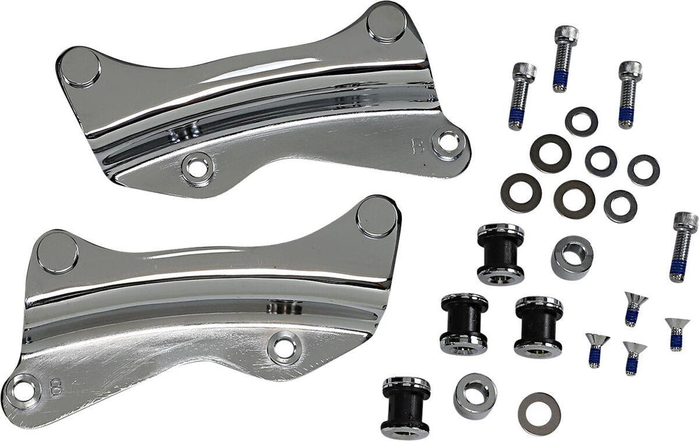 Drag Specialties Backrest Docking Kit For Harley Davidson FLH 1868 2021 - Chrome