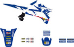 Tecnosel Graphics Kit For Yamaha YZ125 1996-2001 - Blue/Multi/White