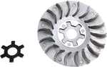 101 Octane Variator Pulley Plate For Benelli 491 50 AC 2001-2003 - Grey