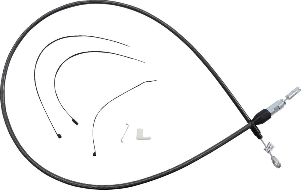 Magnum Shielding Pearl Quick Connect Clutch Cable For Harley Davidson FLDE 1750 2018-2020 132 cm (52") - Black