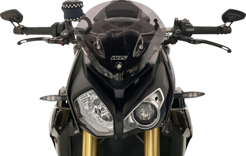 WRS Windscreen For BMW S 1000 R ABS 2014-2020 29 cm (11-1/2") - Dark Smoke