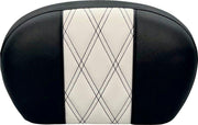 LE Pera Sissy Bar Pad For Harley Davidson FLDE 1750 ABS 2018-2020 Dull/GT 1/HR 1 Inlay - Black/White