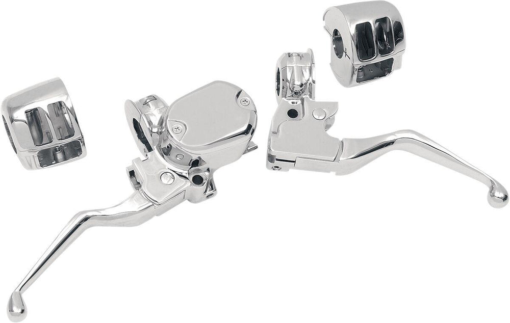 Drag Specialties Handlebar Control Kit For Harley Davidson XL 1200 C 2007-2013 - Chrome