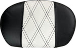 LE Pera Sissy Bar Pad For Harley Davidson FLDE 1750 ABS 2018-2020 GT 1/HR 1 Inlay 17.15 cm (6-3/4") - Black/White