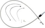 Magnum Shielding Sterling Chromite II Quick Connect Clutch Cable For Harley Davidson FLDE 1750 2018-2020 122 cm (48") - Chrome