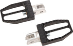 Thrashin Supply Co Militant Footpegs For Harley Davidson FLDE 1750 2018-2020 Front - Black