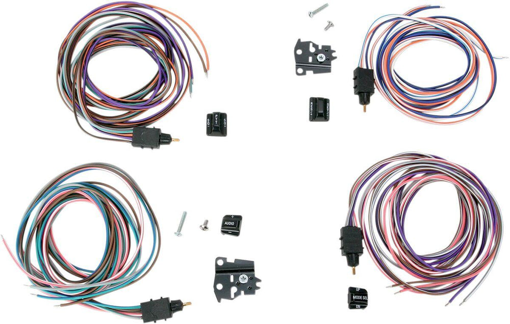 Drag Specialties Handlebar Switch Kit For Harley Davidson FLHR 1340 1996-1998 - Black