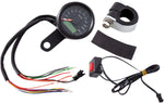 Drag Specialties 1-7/8" Mini Programmable Metric Speedometer with Indicator Lights - Black