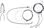 Magnum Shielding  Pearl Designer Handlebar Cable Install Kit For Harley Davidson FLH 1868 2021 30.5 - 35.5cm (12" - 14") - Black