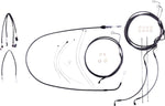 Magnum Shielding  Pearl Designer Handlebar Cable Install Kit For Harley Davidson FLH 1868 2021 38 - 43cm (15" - 17") - Black