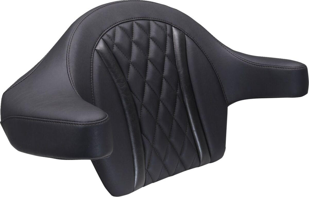 Mustang Extended Arm Wrap-Around Backrest For Harley Davidson FLHX 1923 2024-2026 - Black