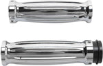 Accutronix Custom Grips For Harley Davidson FLDE 1750 2018-2020 Diamond Throttle-By-Wire - Chrome
