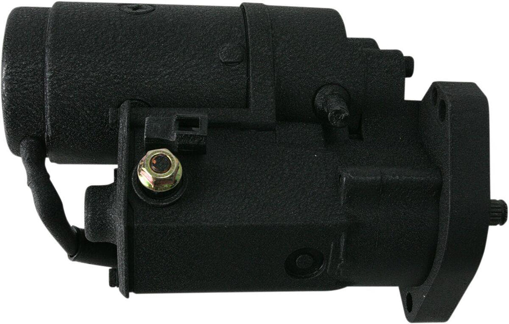 Terry Components 2.0 KW Starter Motor For Harley Davidson FLHS 1340 1990-1993 - Black/Wrinkle